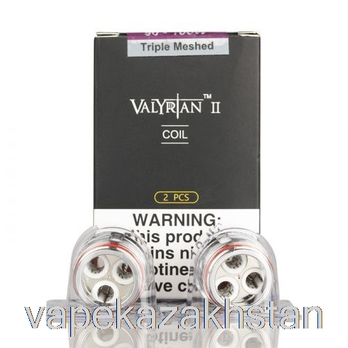 Vape Kazakhstan Uwell Valyrian II 2 Replacement Coils 0.16ohm UN2-3 Triple Mesh Coils